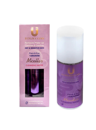 بسته بندی میسلار واتر پوست خشک لاکچری کوین 180 میل