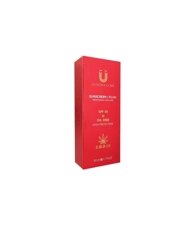 کرم ضد آفتاب SPF 50 لاکچری کوین ۵۰ میل | مناسب پوست چرب و مستعد آکنه